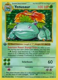 Venusaur card from 1999