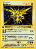 Zapdos card from 1999