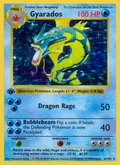 Gyarados card from 1999