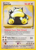 Snorlax, card 30 of the Base Set 2 set, 2000, illustrated by Ken Sugimori