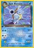 Dark Blastoise, card 20 of the Team Rocket set, 2000, illustrated by Mitsuhiro Arita