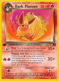 Dark Flareon, card 35 of the Team Rocket set, 2000, illustrated by Mitsuhiro Arita