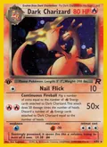 Dark Charizard, card 4 of the Team Rocket set, 2000, illustrated by Ken Sugimori