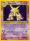Alakazam, card 1 of the Legendary Collection set, 2002, illustrated by Ken Sugimori