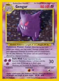 Gengar, card 11 of the Legendary Collection set, 2002, illustrated by Keiji Kinebuchi