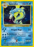 Gyarados, card 12 of the Legendary Collection set, 2002, illustrated by Mitsuhiro Arita