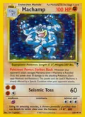 Machamp, card 15 of the Legendary Collection set, 2002, illustrated by Ken Sugimori