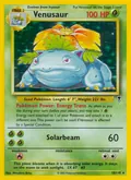 Venusaur, card 18 of the Legendary Collection set, 2002, illustrated by Mitsuhiro Arita