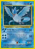Articuno, card 2 of the Legendary Collection set, 2002, illustrated by Mitsuhiro Arita