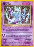 Mewtwo, card 12 of the Wizards Black Star Promos set, 1999, illustrated by Christopher Rush