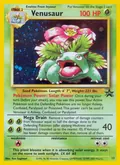 Venusaur, card 13 of the Wizards Black Star Promos set, 1999, illustrated by Ken Sugimori