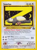 Snorlax, card 49 of the Wizards Black Star Promos set, 1999, illustrated by Craig Turvey