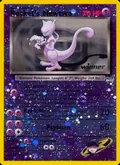Rocket's Mewtwo, card 8 of the Best of Game set, 2002, illustrated by Shin-ichi Yoshida