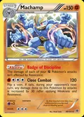 Machamp, card 49 of the Plasma Blast set, 2013, illustrated by Naoki Saito