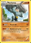 Machamp, card 50 of the Plasma Blast set, 2013, illustrated by Kouki Saitou