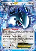 Lugia-EX, card 102 of the Legendary Treasures set, 2013, illustrated by Toyste Beach