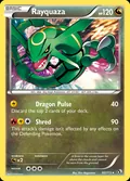 Rayquaza, card 93 of the Legendary Treasures set, 2013, illustrated by Shin Nagasawa