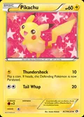 Pikachu, card RC7 of the Legendary Treasures set, 2013, illustrated by Atsuko Nishida