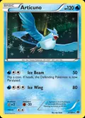 Articuno, card 27 of the Next Destinies set, 2012, illustrated by Ryo Ueda