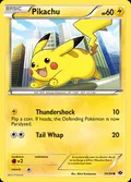Pikachu, card 39 of the Next Destinies set, 2012, illustrated by Akira Komayama