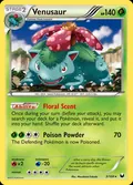 Venusaur, card 3 of the Dark Explorers set, 2012, illustrated by Masakazu Fukuda