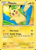 Pikachu, card 50 of the Boundaries Crossed set, 2012, illustrated by Ken Sugimori
