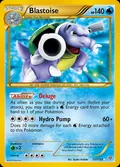 Blastoise, card 137 of the Plasma Storm set, 2013, illustrated by Ayaka Yoshida
