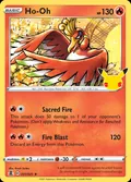 Ho-Oh, card 1 of the Celebrations set, 2021, illustrated by Kouki Saitou
