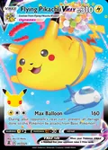 Flying Pikachu VMAX, card 7 of the Celebrations set, 2021, illustrated by aky CG Works