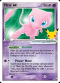 Mew ex, card 88 of the Celebrations: Classic Collection set, 2021, illustrated by Ryo Ueda