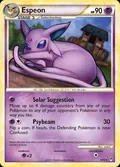Espeon, card 4 of the Call of Legends set, 2011, illustrated by match