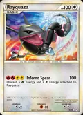 Rayquaza, card SL10 of the Call of Legends set, 2011, illustrated by Noriko Hotta