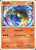 Ho-Oh, card SL5 of the Call of Legends set, 2011, illustrated by Hideaki Hakozaki