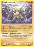 Machamp, card 31 of the Diamond & Pearl set, 2007, illustrated by Kagemaru Himeno