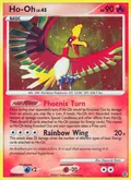 Ho-Oh, card 10 of the Secret Wonders set, 2007, illustrated by Kazuyuki Kano