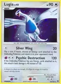 Lugia, card 14 of the Secret Wonders set, 2007, illustrated by Kazuyuki Kano