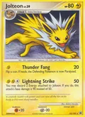 Jolteon, card 23 of the Majestic Dawn set, 2008, illustrated by Midori Harada