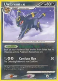 Umbreon, card 32 of the Majestic Dawn set, 2008, illustrated by Masakazu Fukuda