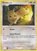 Eevee, card 63 of the Majestic Dawn set, 2008, illustrated by Kagemaru Himeno
