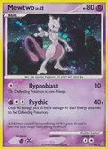 Mewtwo, card 11 of the Legends Awakened set, 2008, illustrated by Ken Sugimori