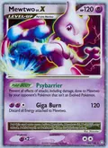 Mewtwo LV.X, card 144 of the Legends Awakened set, 2008, illustrated by Shizurow