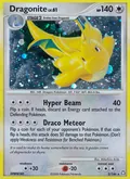 Dragonite, card 2 of the Legends Awakened set, 2008, illustrated by Mitsuhiro Arita