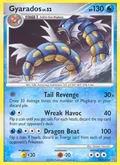 Gyarados, card 19 of the Stormfront set, 2008, illustrated by Midori Harada