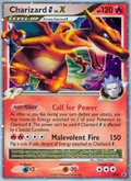 Charizard G LV.X, card DP45 of the DP Black Star Promos set, 2007, illustrated by Wataru Kawahara