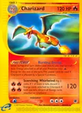Charizard, card 40 of the Expedition Base Set set, 2002, illustrated by Hiromichi Sugiyama