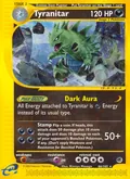 Tyranitar, card 66 of the Expedition Base Set set, 2002, illustrated by Kimiya Masago