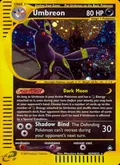 Umbreon, card H29 of the Aquapolis set, 2003, illustrated by Mitsuhiro Arita