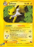 Jolteon, card 13 of the Skyridge set, 2003, illustrated by Hikaru Koike