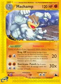 Machamp, card 16 of the Skyridge set, 2003, illustrated by Naoyo Kimura