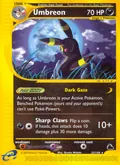 Umbreon, card 32 of the Skyridge set, 2003, illustrated by Atsuko Nishida